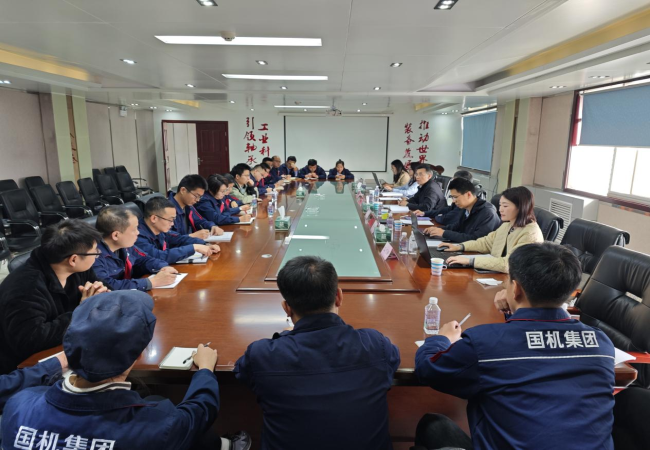 國機精工黨委書記、董事長、總經(jīng)理蔣蔚一行到軸研所調(diào)研